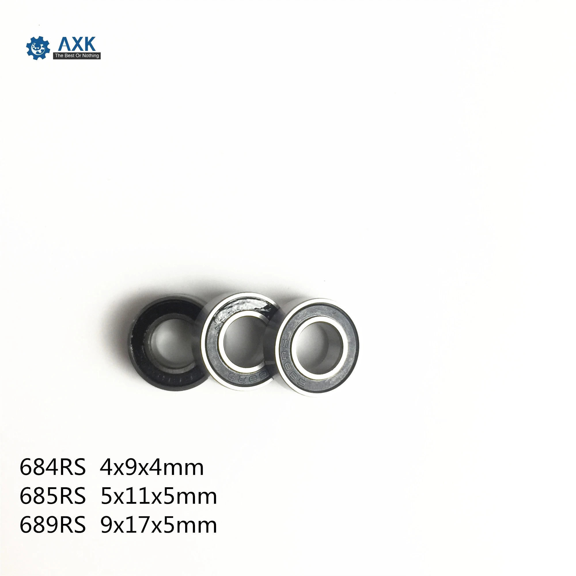 

689RS 685RS 684RS Bearing ABEC-1( 10PCS) 9x17x5 mm Miniature 689RS Ball Bearings 618/9RS Z2V1 Quality685 2RS 684 689 2RS