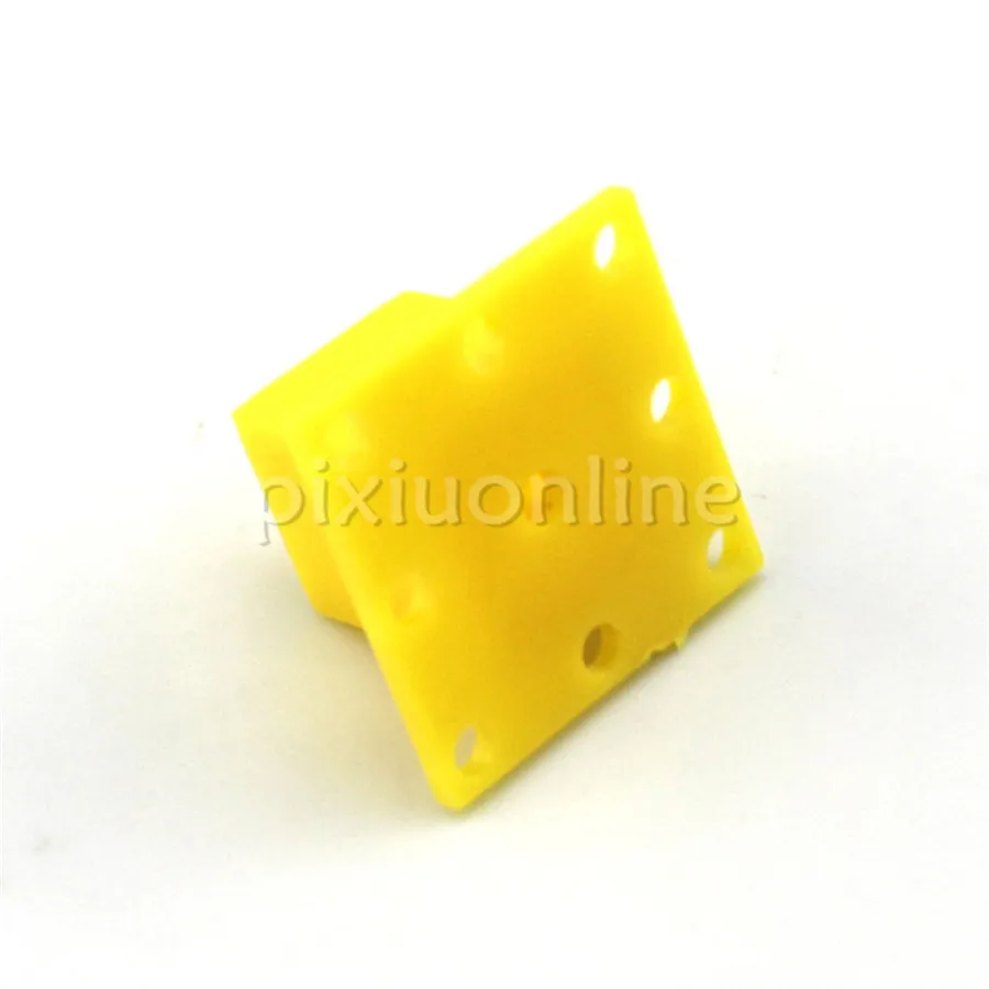 2pcs/lot J627 Yellow Color 1*1cm Square Stick Fixtaion Base DIY Handmaking Parts