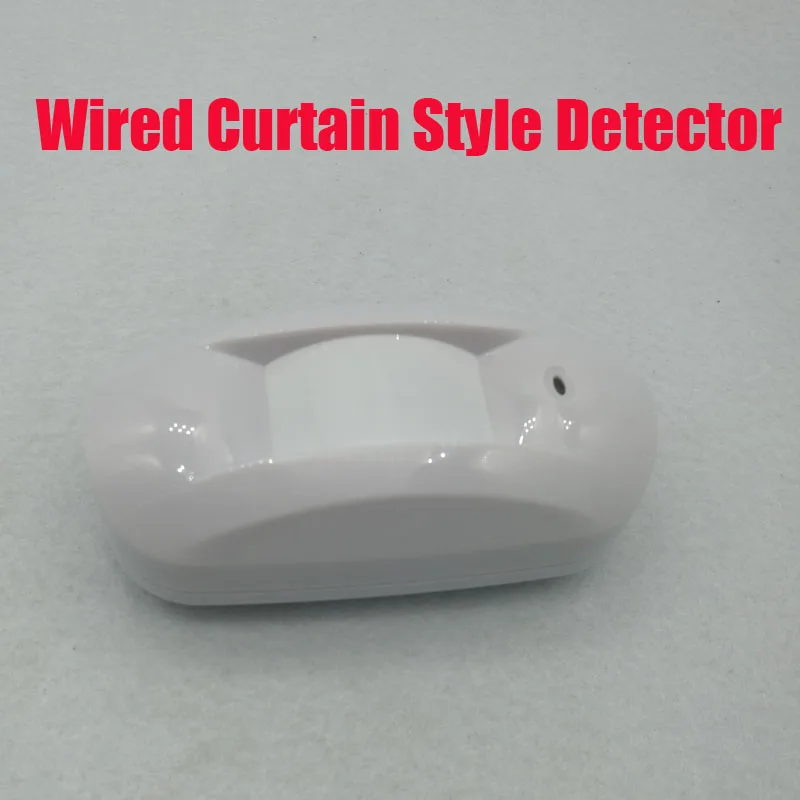 Wired Curtain PIR Detector P127 Infrared Home Alarm Security