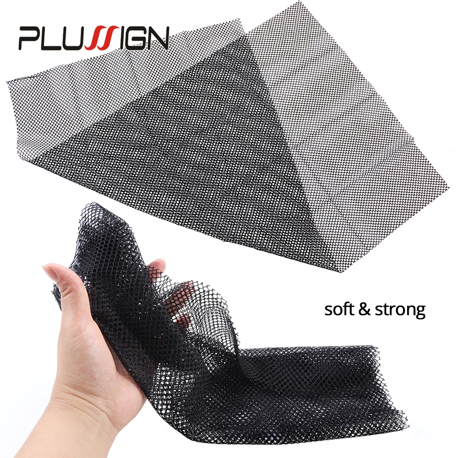 Plussign 레이스 가발 제작용 스위스 레이스 네트, 헤어 네트, 직조 도구, 파운데이션 헤어넷 액세서리, 새로운 컷 앤 크리에이트 스타일