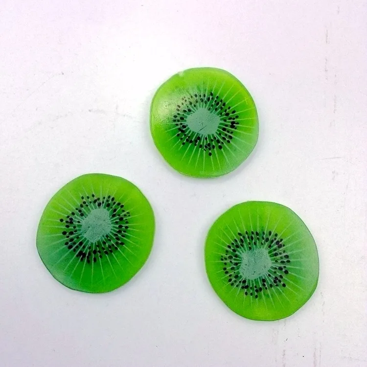 Nourriture Kiwi Actin coupe tranche fruits légumes jouet modèle Simulation éducatif enfants semblant jouer maison 3 pièces/ensemble fini