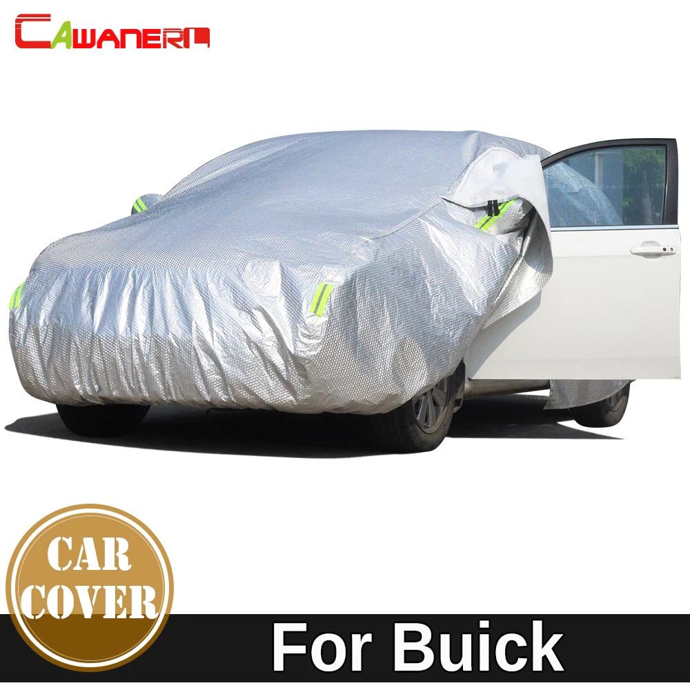 

Cawanerl Thicken Cotton Car Cover Sun Rain Snow Hail Resistant Auto Cover For Buick Encore Regal LaCrosse Rendezvous Park Avenue