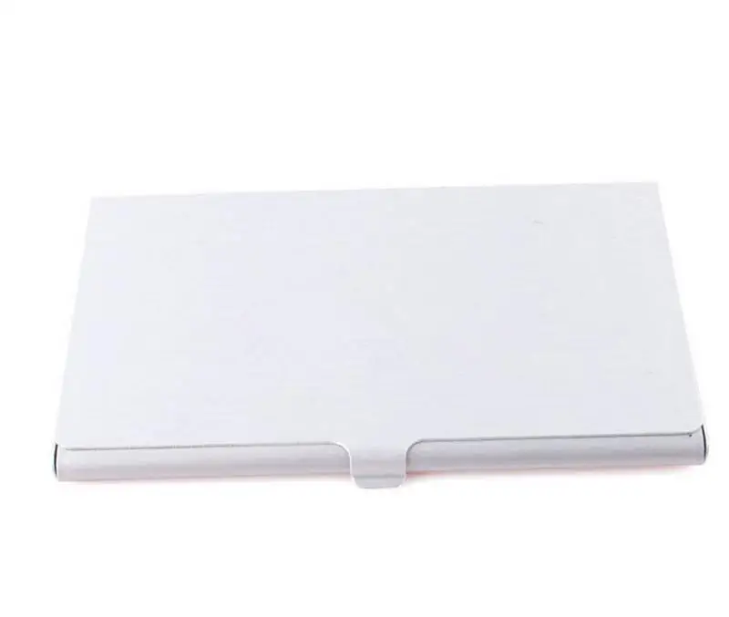 9.3x5.7x0.7cm Aluminum Business ID Credit Card Case Metal Fine Box Holder Pocket