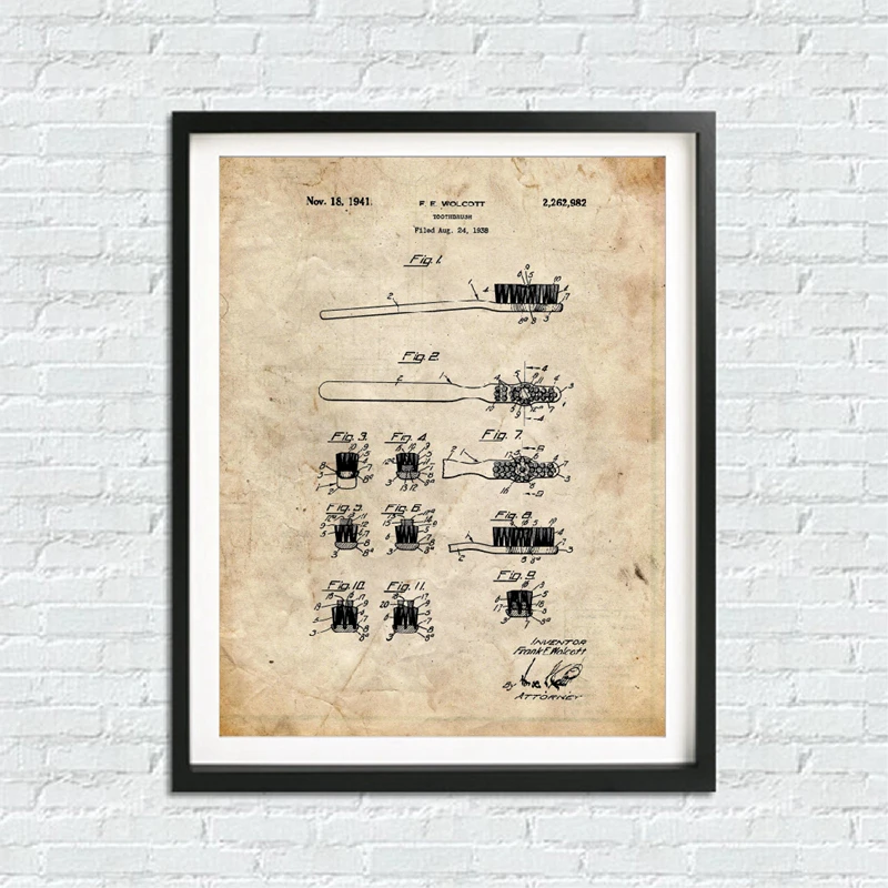 Bathroom Patents Blueprints Vintage Posters Wall Art Prints Bathroom Decor , Barber\'s Gifts Painting Pictures for Barber Shop