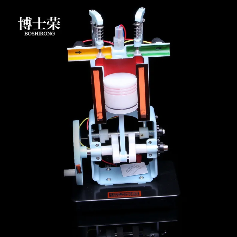 

Gasoline engine model junior high physics experiment equipment four stroke internal combustion engine model