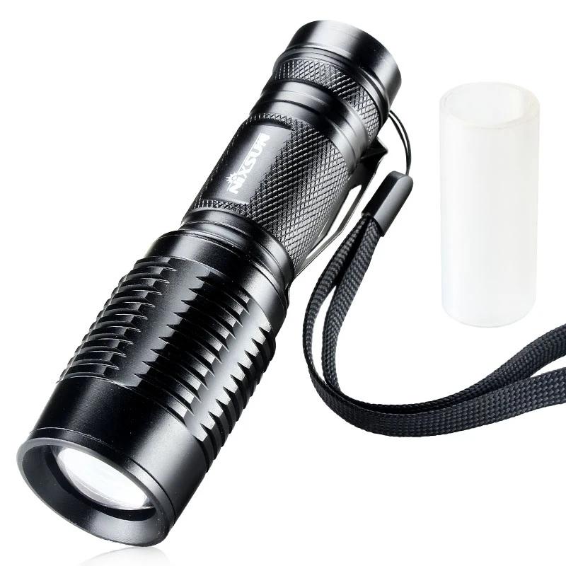 

Zoom 3000 Lumens LED Flashlight Torch Lamp Lanterna AAA/18650 Battery camping Hunting Flashlight