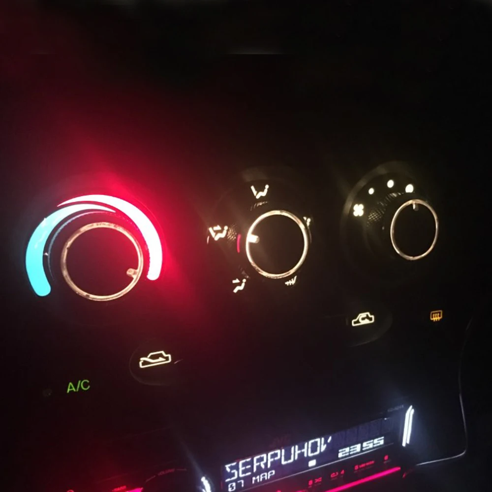 

Car Switch Knob Knobs Heater Heat Climate Control Buttons Dials Frame A/C Air Knob for Daewoo Matiz Chevrolet Joy Exclusive 98