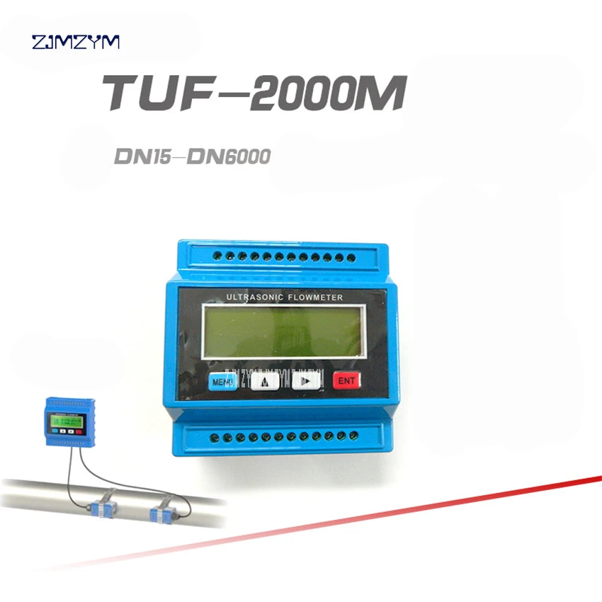 TUF-2000 Water Flow Meter with TL-1 Transducers DN300~DN6000mm Ultrasonic Module Flowmeter Communication Interface RS485 12V/24V