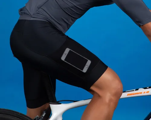 Imagen 2 del producto SPEXCEL NUEVO actualizado para pantalones cortos con pechera para ciclismo de larga duración con bolsillo lateral, pantalones cortos con almohadilla italiana para jinete de 7-8 horas, la mejor calidad