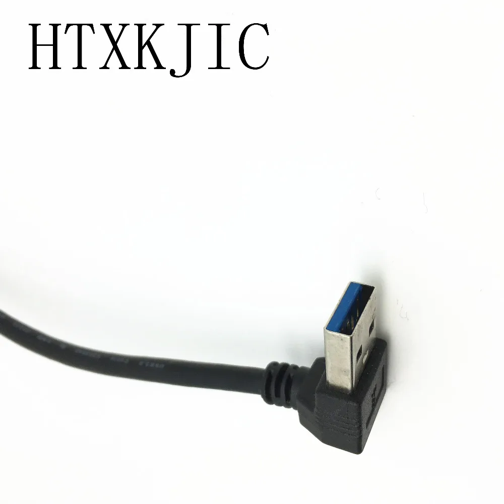 Đa Năng 25 Cm Cáp Nối Dài USB 3.0 Nam Một Cái 90 Độ Mở Rộng Đồng Bộ Dữ Liệu Dây Cáp dây Adapter Bán Buôn