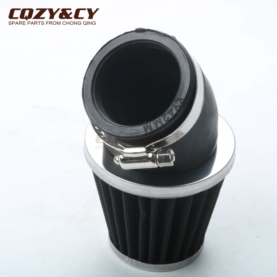 42mm high quality air filter for KYMCO Agility 125 Super 8 125cc 45-degree angle 4T