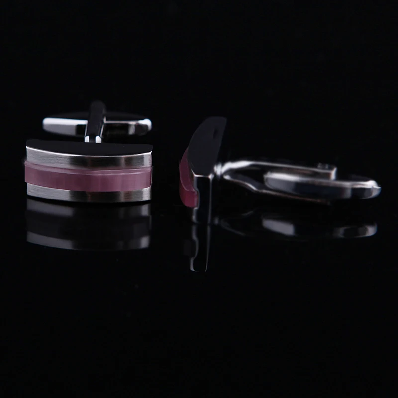 KFLK jewelry shirt cufflink for mens Brand Pink cuff link Wholesale Fashion Button Male High Quality Wedding Groom guests