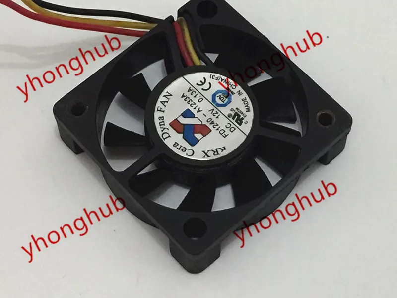 

ARX FD1240-A1233A Server Cooling Fan DC 12V 0.13A 40x40x10mm 3-Wire