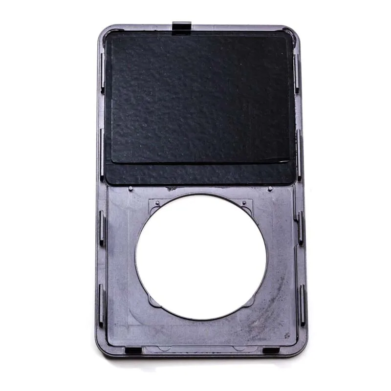 Gray Front Faceplate Silver Back Cover Housing Black Clickwheel Gray Button for iPod Classic 6th 7th gen 80gb 120gb 160gb