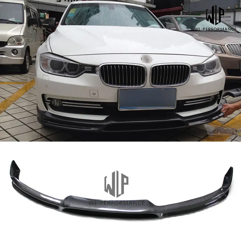 F30 High Quality Carbon Fiber Front Lip Splitter Car Styling For BMW 3 Series F30 320i 328i 335i 2012-UP