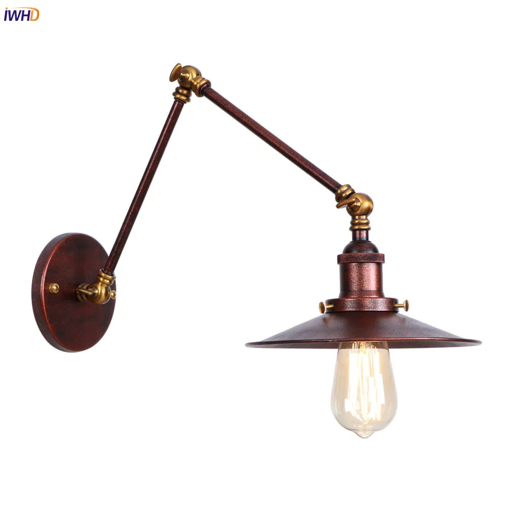 iwhd industrial ajustavel longo braco oscilante lampada de parede estilo edison do vintage iluminacao parede casa wandlampen lamparas de pared 01