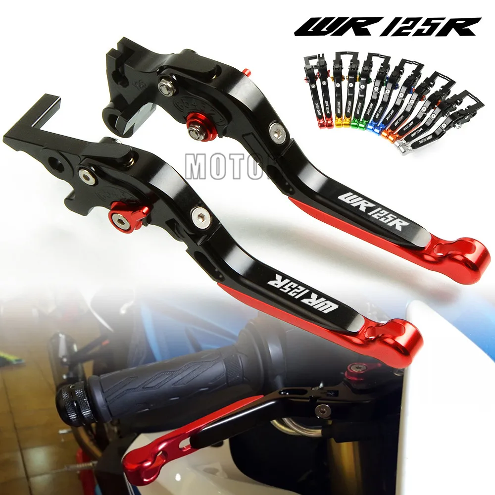 

For Yamaha WR125R 2012 2013 2014 2015 2016 Motorcycle Aluminum Brake Clutch Levers Adjustable Folding Extendable WR 125R 125 R