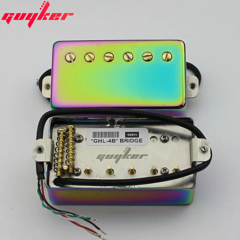 GUYKER Humbucker LP Guitar Pickup Chameleon Pickup Rainbow color