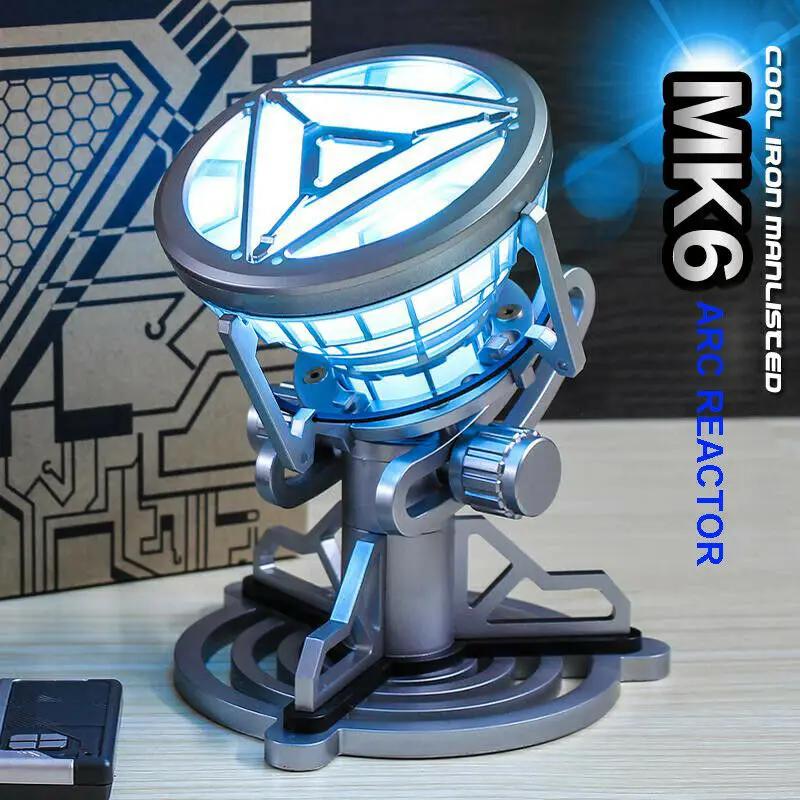 Avenger Mk43 MK6 Arc Reactor with LED Light Tony Stark Arc Reactor image 3