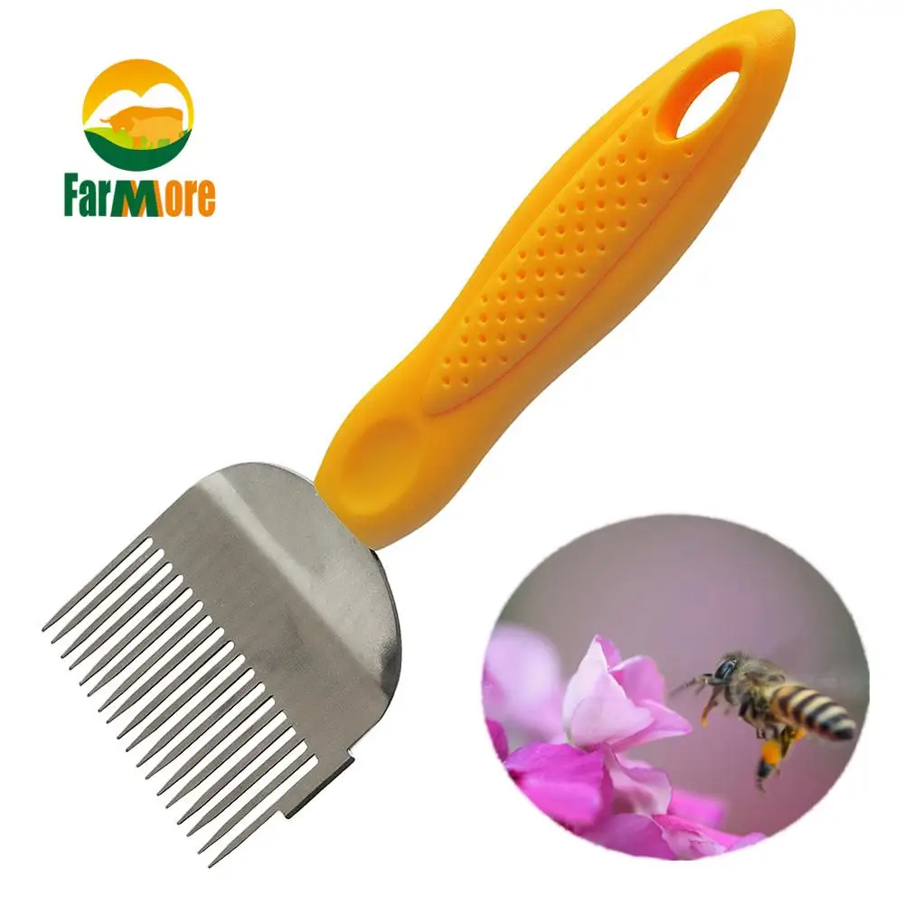 1 Pcs Honey Comb Tines Needle Handle Honey Shovel Uncapping Fork Scratcher Bee Feeder Tools Beekeeping Equipment