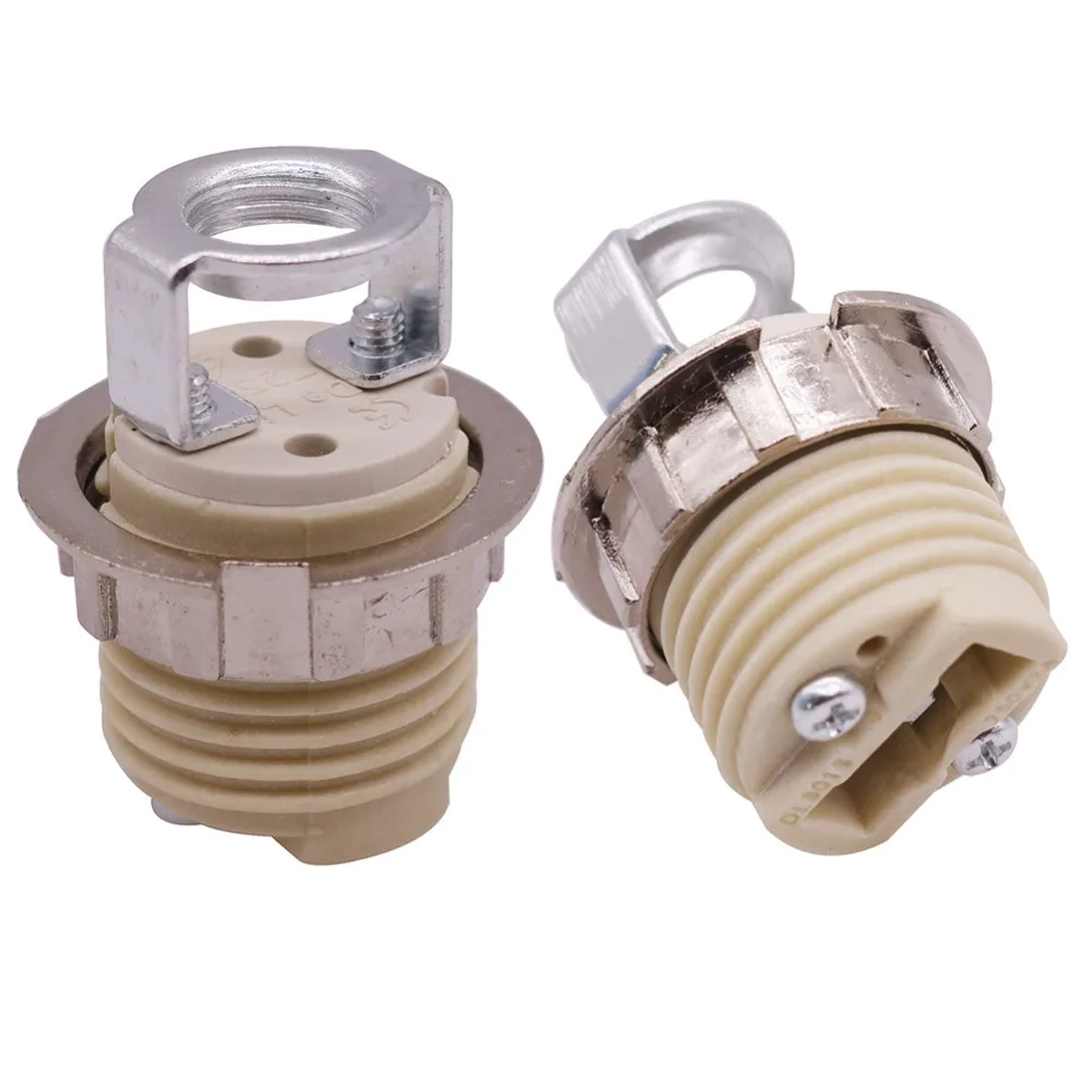 Portalámparas de cerámica especial LED G9, soporte de bombilla Homekit, 35mm de altura, de 21mm diámetro de rosca, 4 unidades