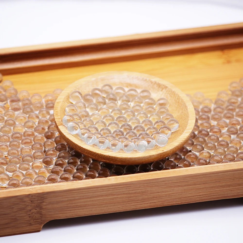 200pcs 6mm Pinball Glass Ball Use for shooting Extra Hyaline Glass BB Bullets Ball Circular Particle Pellets Hunting