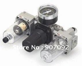 

Free-shipping SMC Filter regulator air treatment AC2000-02 1/4" 3 Pieces Combination 10pcs A Lot