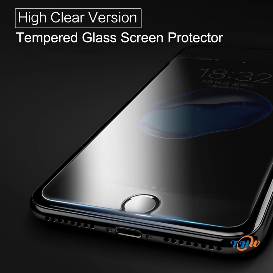 9H 0.26mm Tempered Glass Screen Protector Protective Film for iPhone 8/8 plus with Package 50pcs/lot Free Shipping