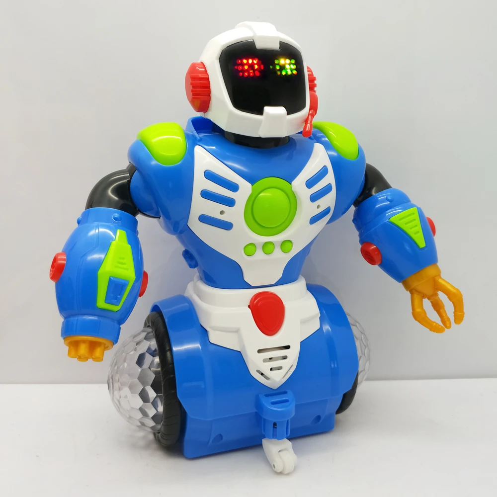 Dancing Robot With Flashing Led Light Dancing Intelligent Model Electric Simulated Educational Robotic Toys for children