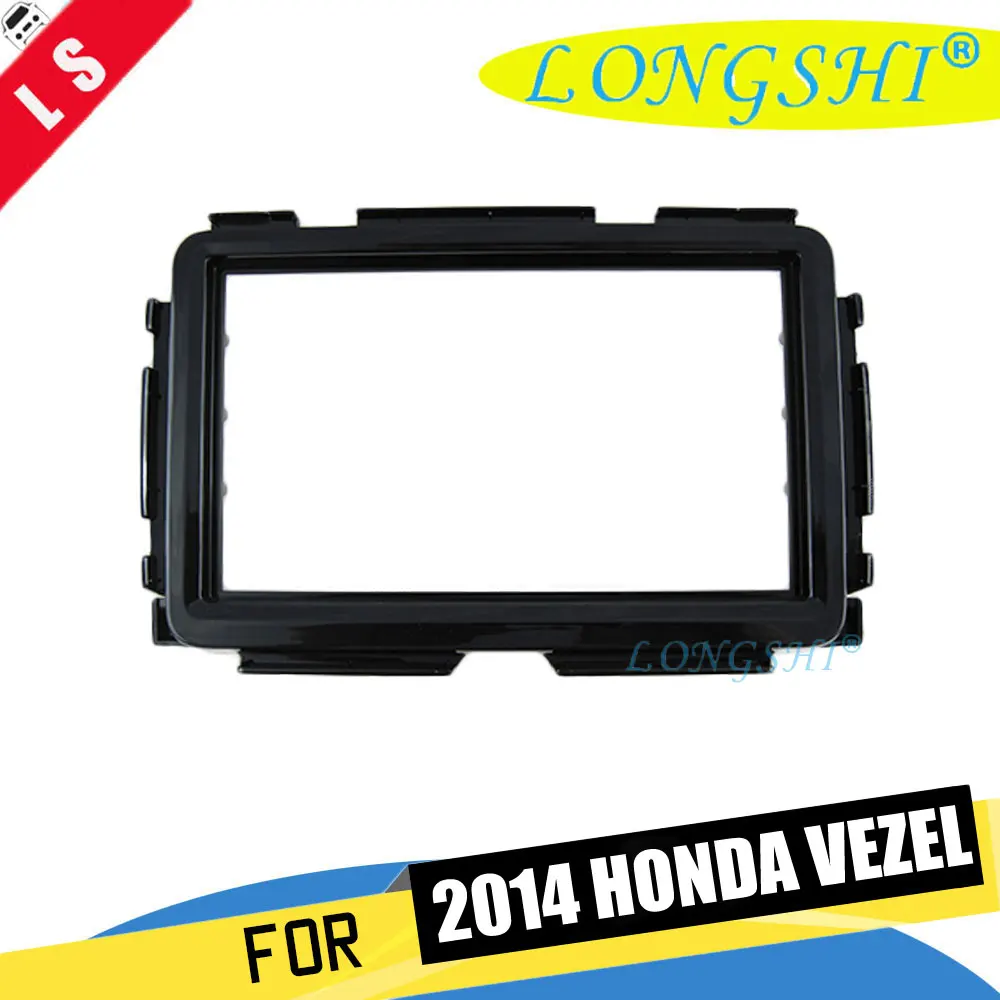 

2 DIN Car refitting DVD frame,DVD panel,Dash Kit,Fascia,Radio Frame,Audio frame for 2014 HONDA VEZEL/ HR-V/ XR-V 2din