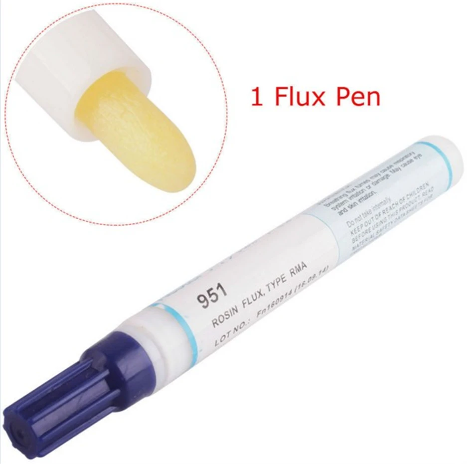 951 186 10ml Soldering Rosin Flux Pen Low-Solids Non-clean For Solar cell panel DIY kester solder power KESTER 186 KESTER 951