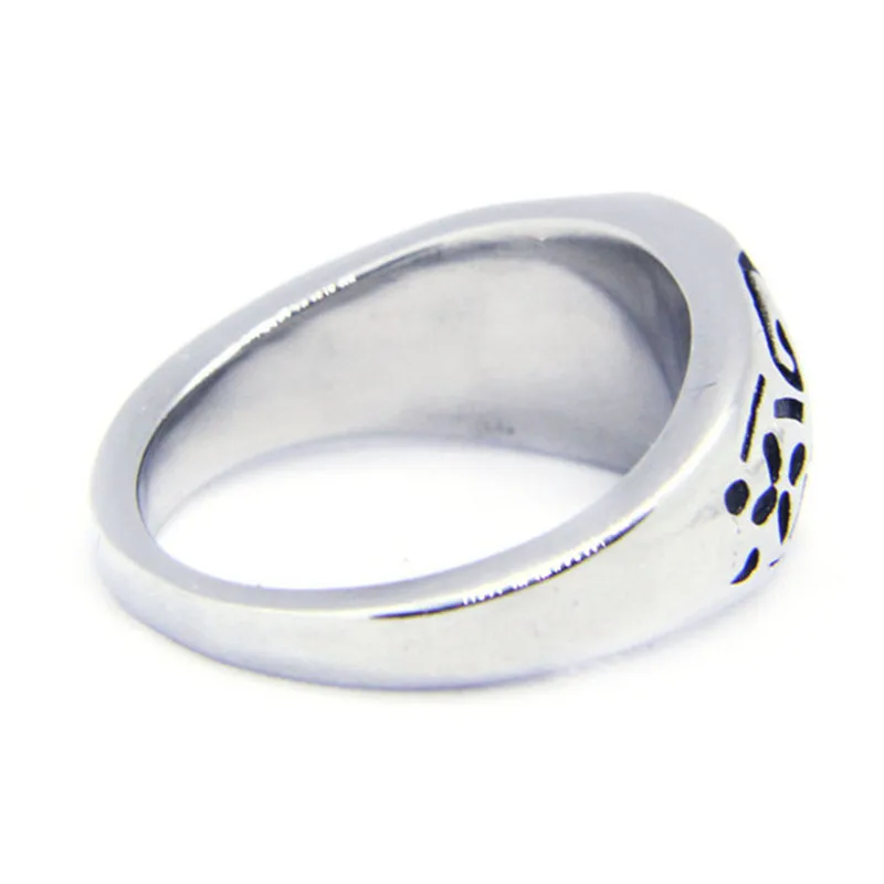 Rany&Roy Brand Dropship Unisex Pentagram Ring 316L Stainless Steel Jewelry Band Party Ring