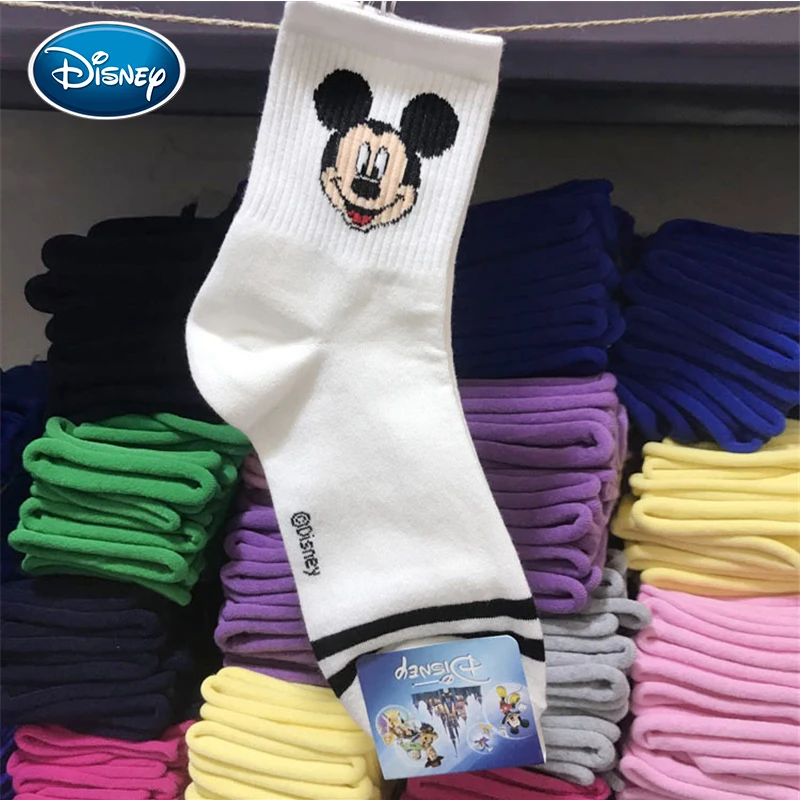 cartoon character avatar cotton Disney socks girl cartoon tube female socks Donald Duck Mickey parallel bars cotton socks