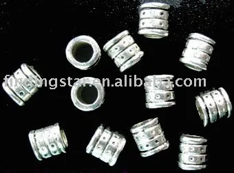 

FREE SHIPPING 450Pcs Tibetan silver screw columniform spacers A1095