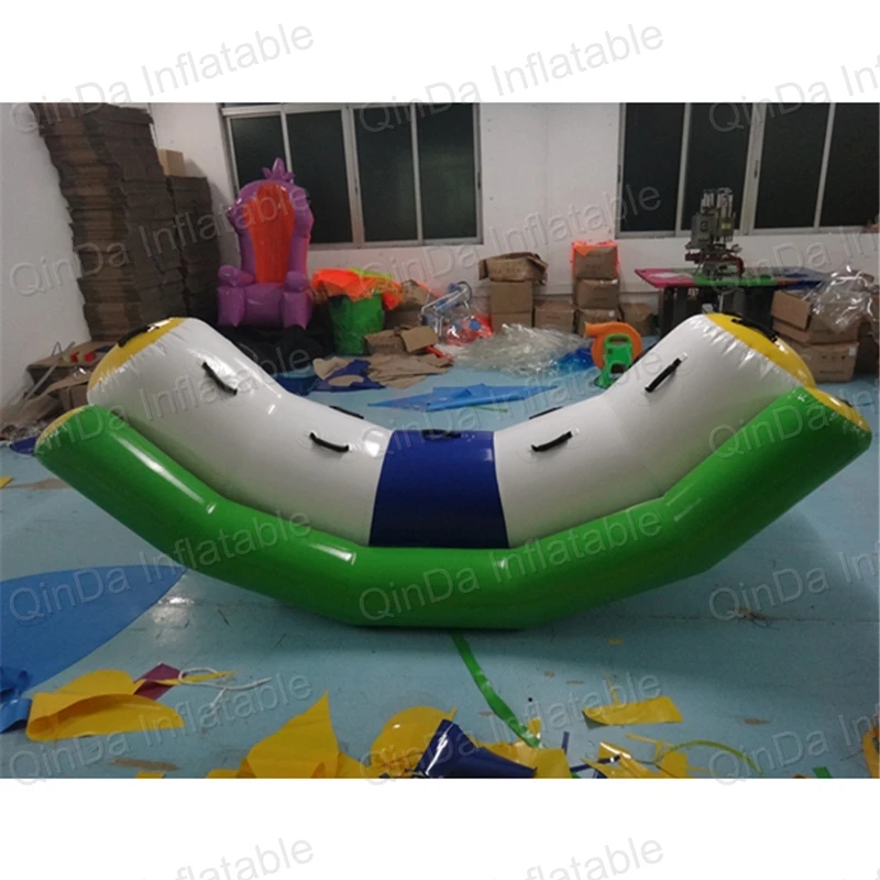 2016 Bán Chạy Bơm Hơi Nước Totter Trượt 0.9Mm PVC Bạt Bập Bênh Cho Nước Trò Chơi Trẻ Em Đồ Chơi Hồ Bơi