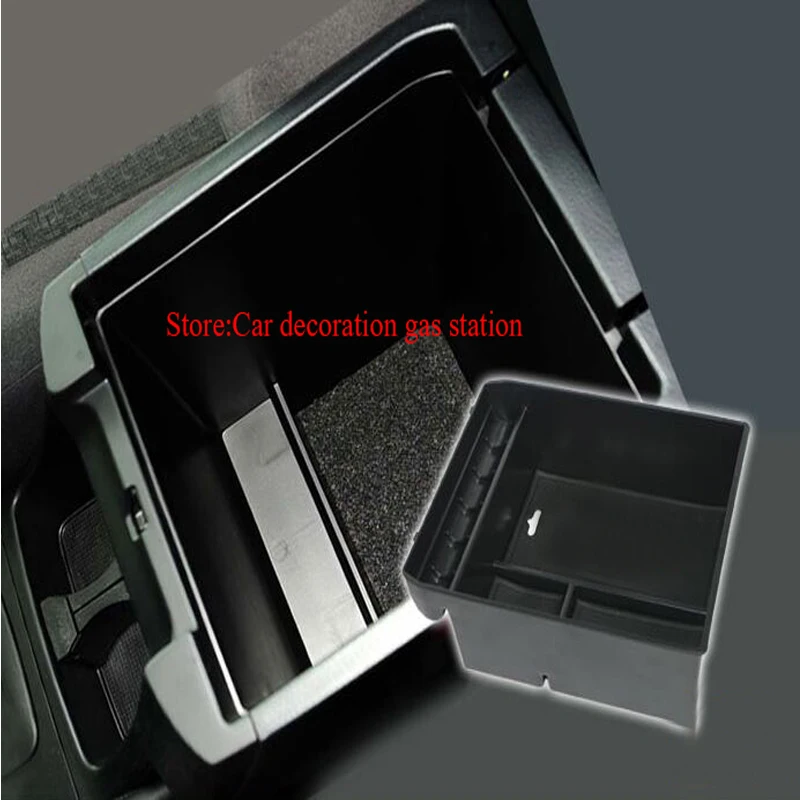 

Non-Slip Central Armrest Container Stowing Box Refrigerator Cover Mat For toyota Land Cruiser Prado FJ 120 FJ120 120 2003-2009