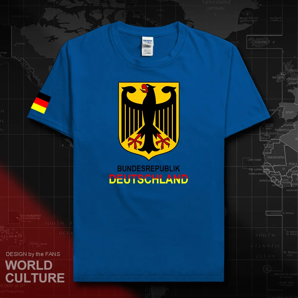 Germany Deutschland t shirt man jerseys 2018 t-shirt cotton nation team tee 100% cotton sporting meeting fans fitness tees 20