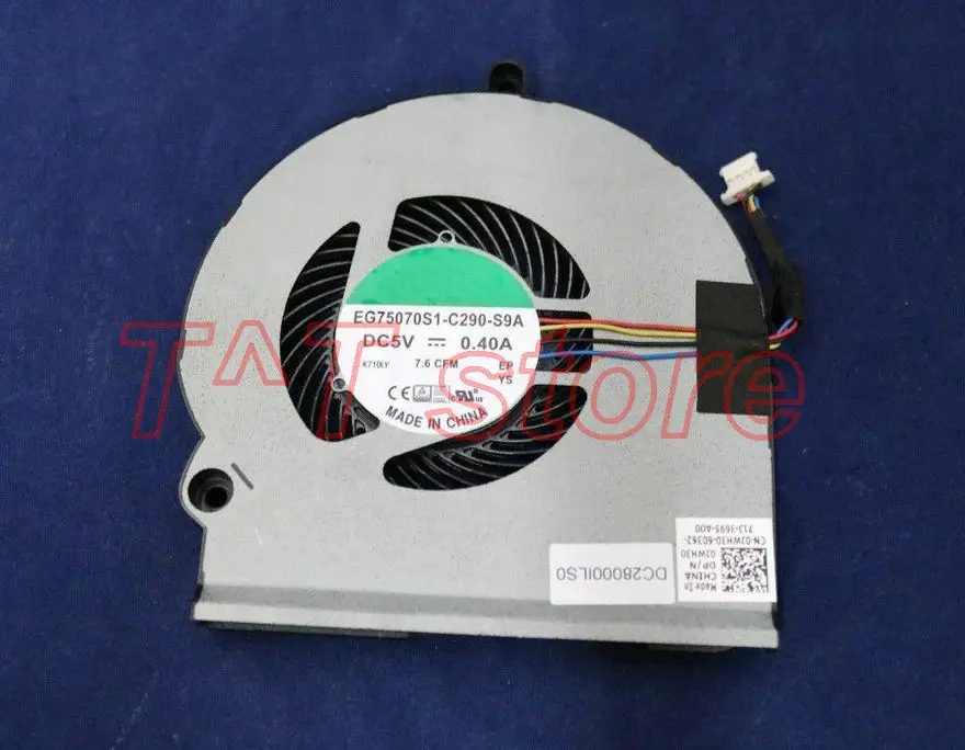 

original FOR Alienware 15 R3 Cooling Fan JWH30 CN-0JWH30 DC28000ILS0 EG75070S1C290-S9A test good free shipping