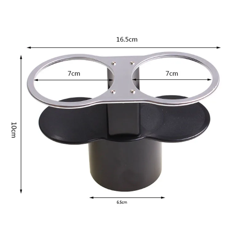 ZD 1Pc Car water cup holder Double mouth for BMW E39 E90 E60 E36 F30 F10 E34 E30 Mini Cooper Audi A4 B8 A3 A6 C6 Q5 A5 2017