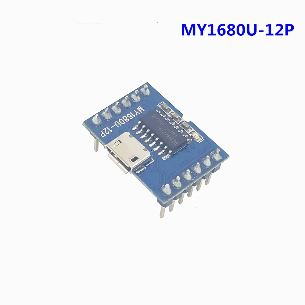 5-10/PCS LOT MY1680U-12P imitation U disk USB download FLASH serial port voice module sound music player chip