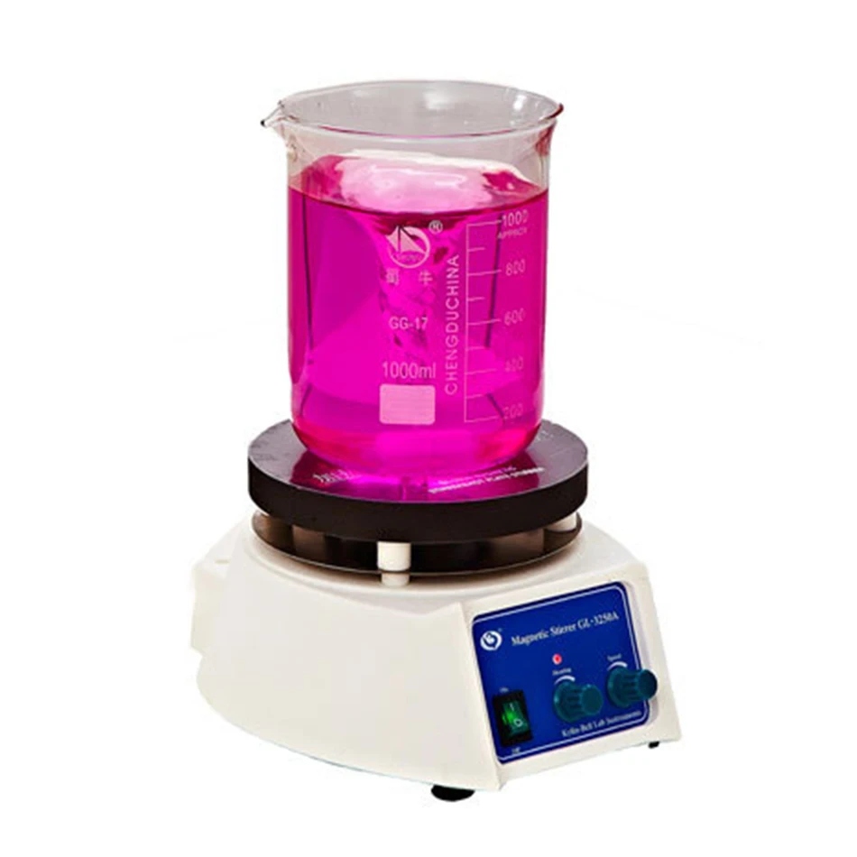 GL-3250A Magnetic Stirrer Heat Resistance Anti Acid and Organic Solvent Hot and Cold Resistance Corrosion Resistance Double