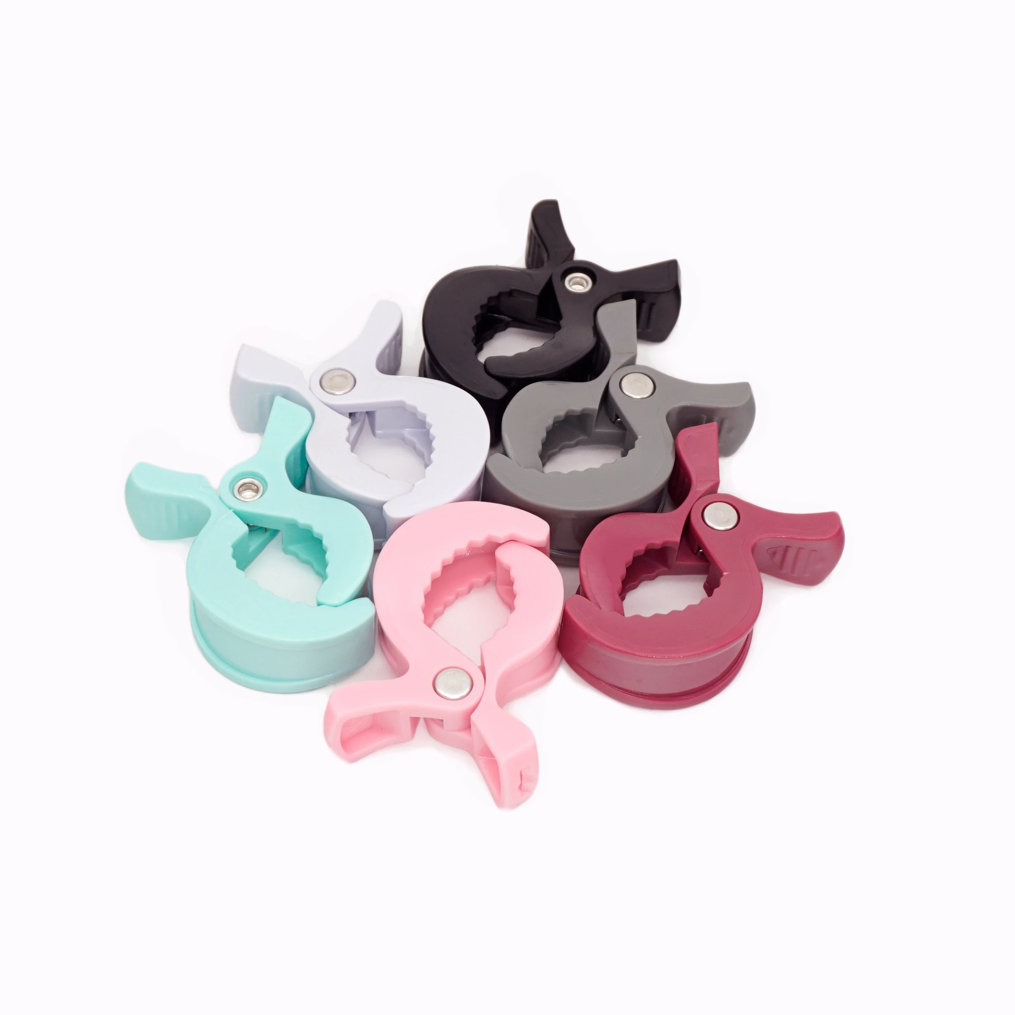 6pcs Baby Car Organizer Toys Accessories Lamp Pram Stroller Pegs To Hook Toys Seat Cover Blanket Clips Teether Holder