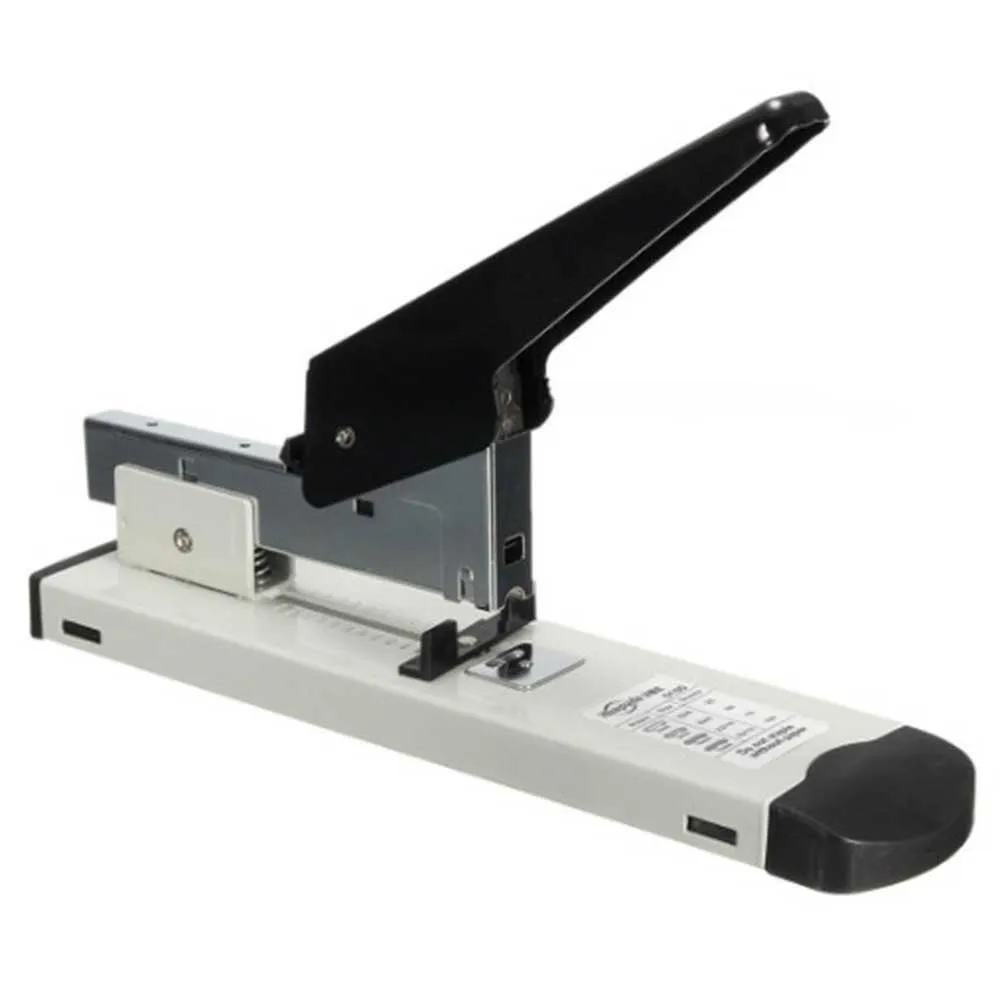 Heavy Type Metal Stapler Bookbinding Stapling 120 Sheet Capacity Office Tools