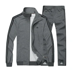 Men 4XL 5XL 6X 7XL 8XL Hoodies Suit Sportswear Set Sweatshirt and pant Warm Jogging Suits Quality Male Active Cotton Tracksuit