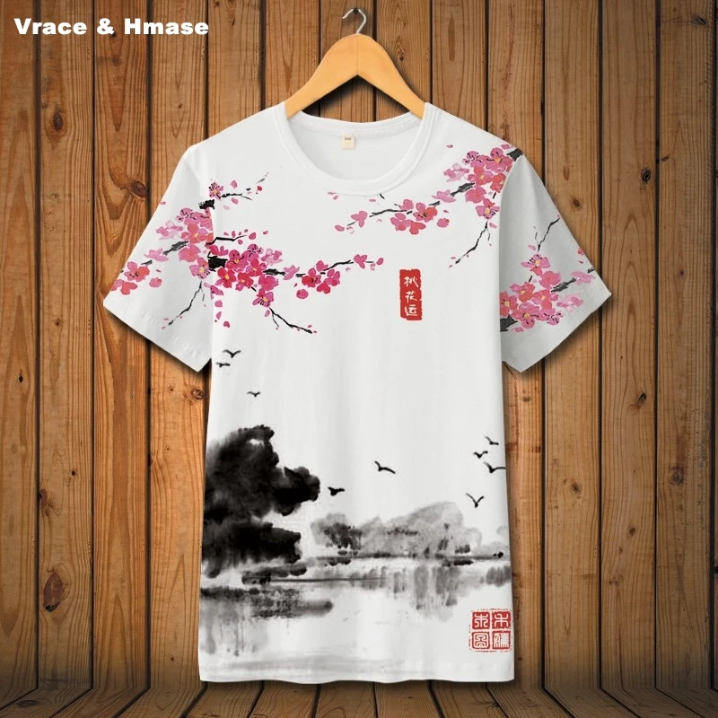 

Summer 2018 New arrival comfortable breathable high-quality t-shirt Chinese style fashion casual short sleeve t shirt men S-6XL