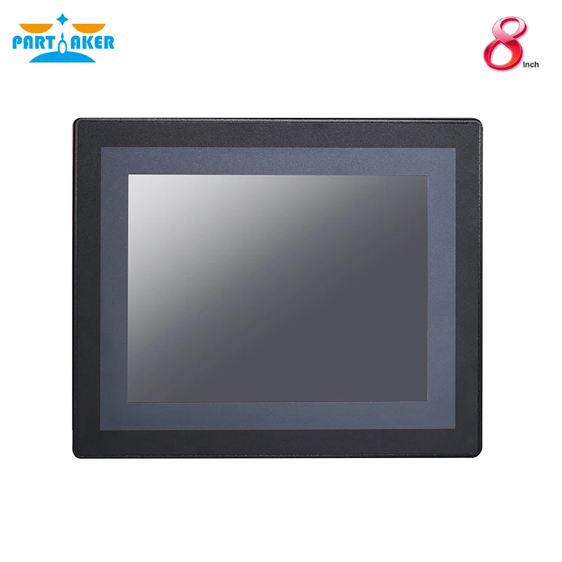 8 Inch LED IP65 Industrial Touch Panel PC All in One Computer With Resistance Touchscreen Intel Celeron J1900 Dual Lan