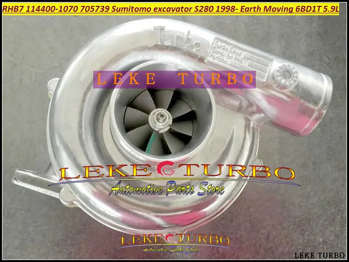 Free Ship RHB7 114400-1070 1144001070 705739-0001 Turbo Turbocharger For Sumitomo excavator S280 280 083 Earth Moving 6BD1 6BD1T