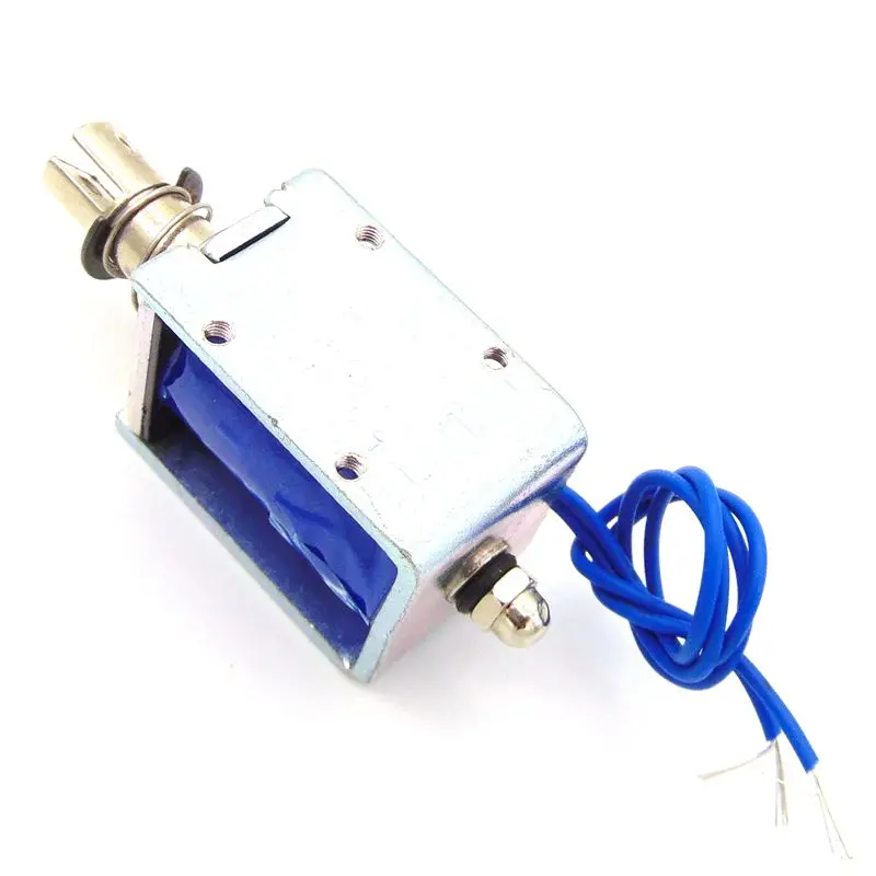 gangbei 1040B Wholesale DC12V 24V  Force 25N travel 10mm Pull Type Linear Solenoid Electromagnet