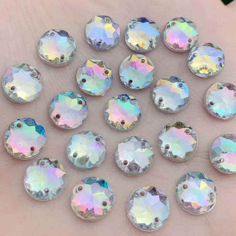 Crystals Gems Rhinestones for Decorations Flatback Round &Flower &Rhombus Strass Stone Jewelry AB Diamonds DIY