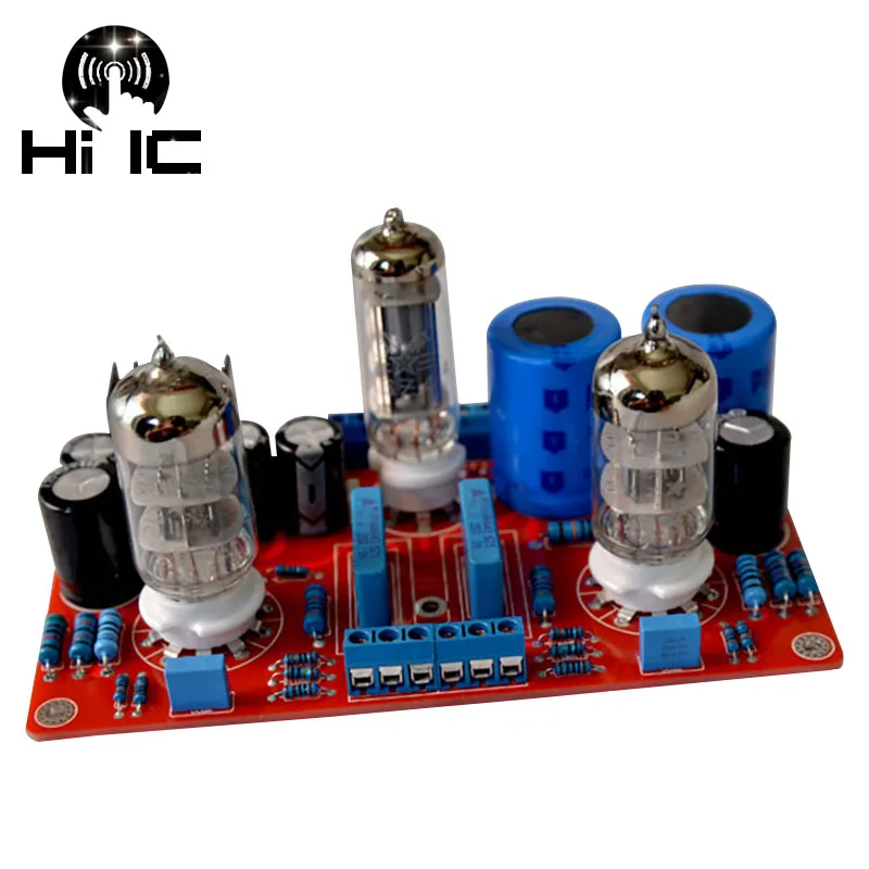 บัฟเฟอร์6N3หลอด Preamplifier เครื่องขยายเสียงเสียง Pre-Amp 6Z4หลอด Bile Rectifier Pre AMP Board
